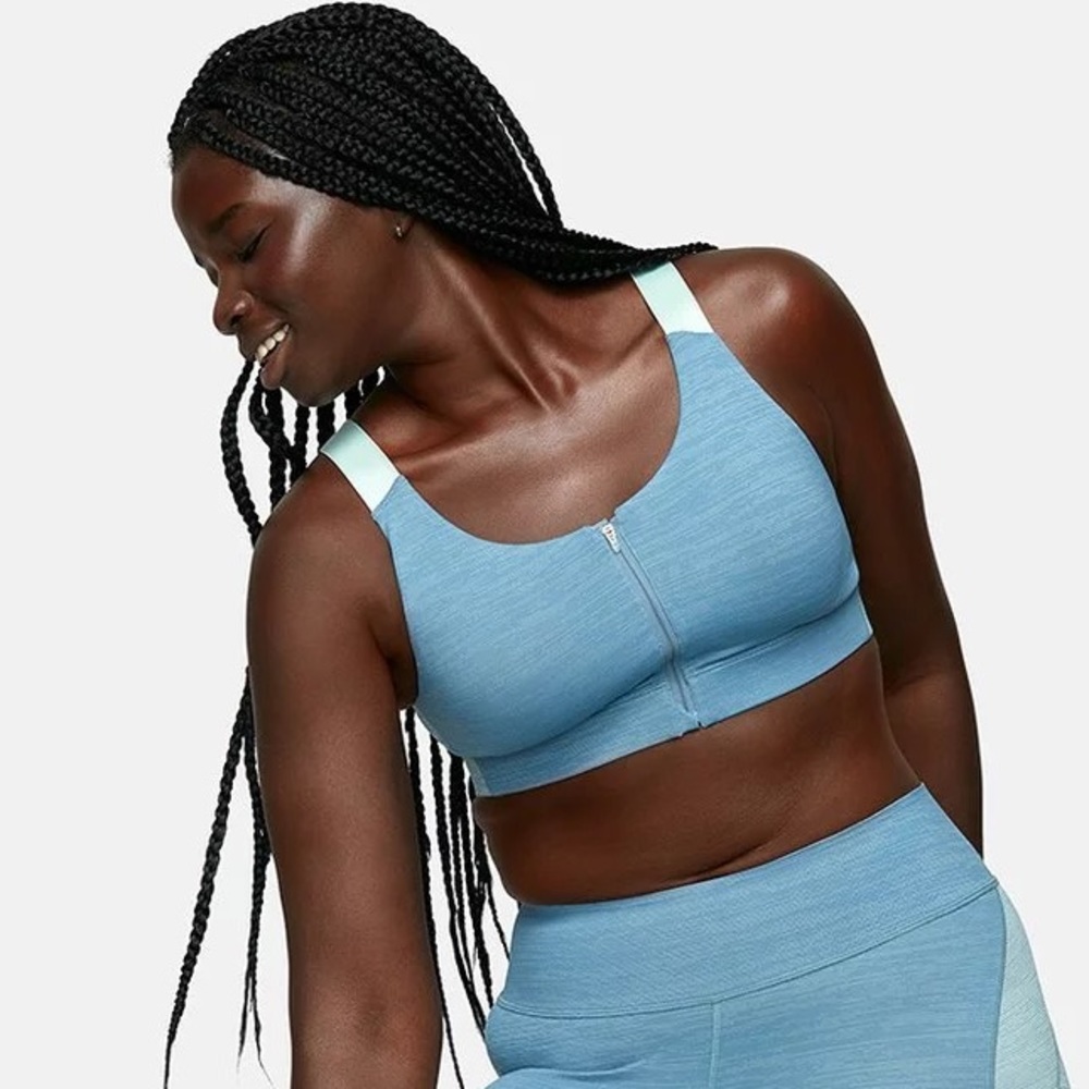 Outdoor Voices Zip Bra